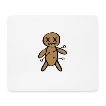 Voodoo Puppe Halloween - Mousepad (Querformat) - Weiß - Vorne