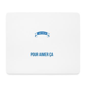 Rugby assez doué fou homme - Tapis de souris (format paysage) - blanc - Devant