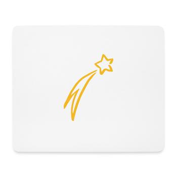 Étoile étoile de Bethléem cadeau de Noël - Tapis de souris (format paysage) - blanc - Devant