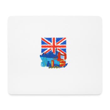 London Lover - Mouse Pad (horizontal) - white - Front