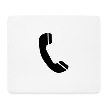 téléphone téléphone mobile retro12 radio téléphone mobile - Tapis de souris (format paysage) - blanc - Devant
