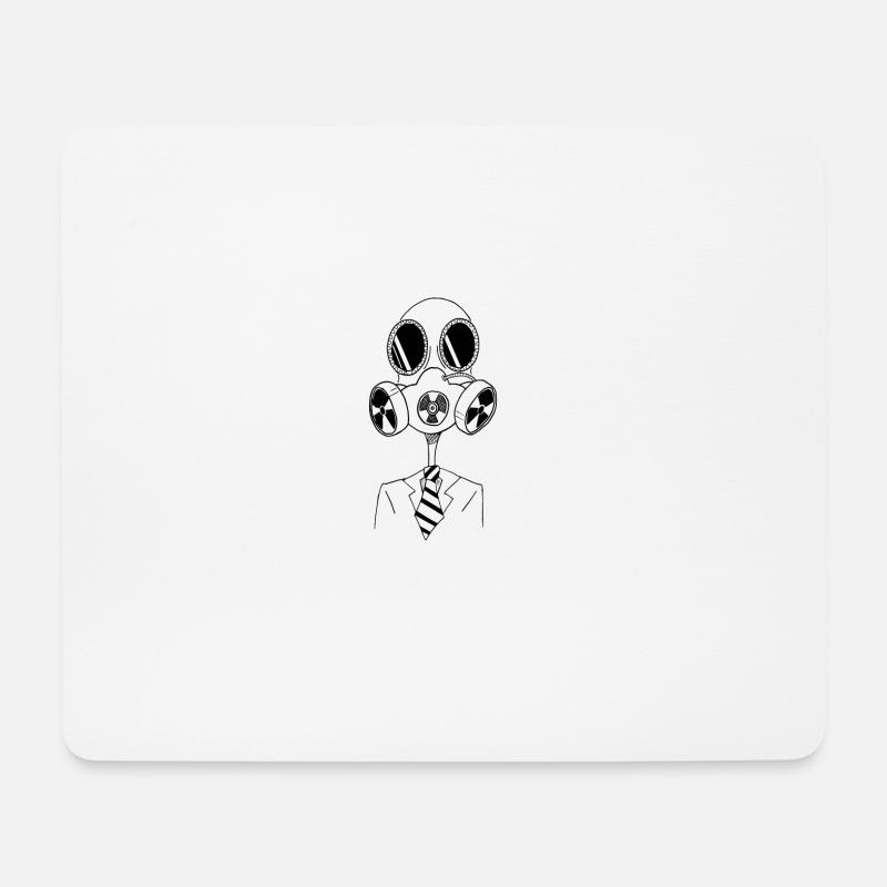 Sake mesh - Mousepad (Querformat) - Weiß