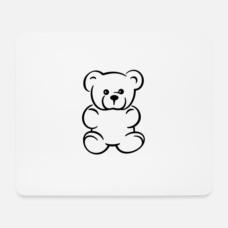 Teddy - Gift Gift Idea - Mouse Pad (horizontal) - white