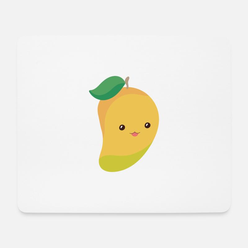 Mango - Mousepad (Querformat) - Weiß
