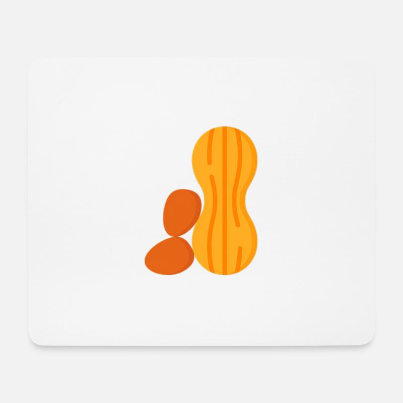 peanut - Mouse Pad (horizontal) - white