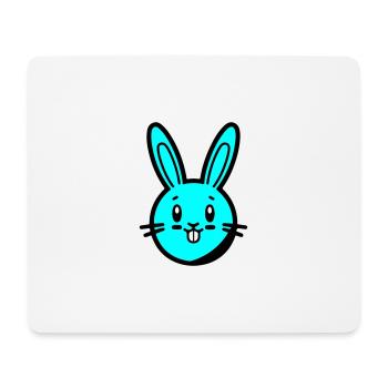 Hase Ostern - Mousepad (Querformat) - Weiß - Vorne