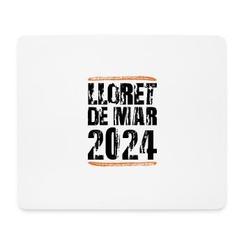 Lloret De Mar 2024 Citation - Tapis de souris (format paysage) - blanc - Devant