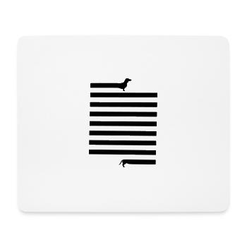 Daaaaaa dog, Dachshund, dog, dogs - Mouse Pad (horizontal) - white - Front