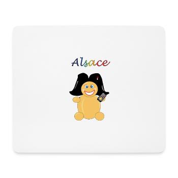 Alsace Mannele Photo - Tapis de souris (format paysage) - blanc - Devant