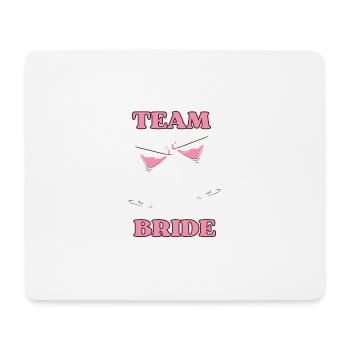 Team Bride - Cocktails - Mousepad (Querformat) - Weiß - Vorne