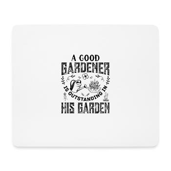 Hobby gardeners, fruit and vegetable gardeners - Mouse Pad (horizontal) - white - Front