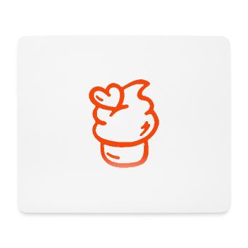 VALENTINSTAG HERZ LIEBE LIEBE ROSE Y - Mousepad (Querformat) - Weiß - Vorne