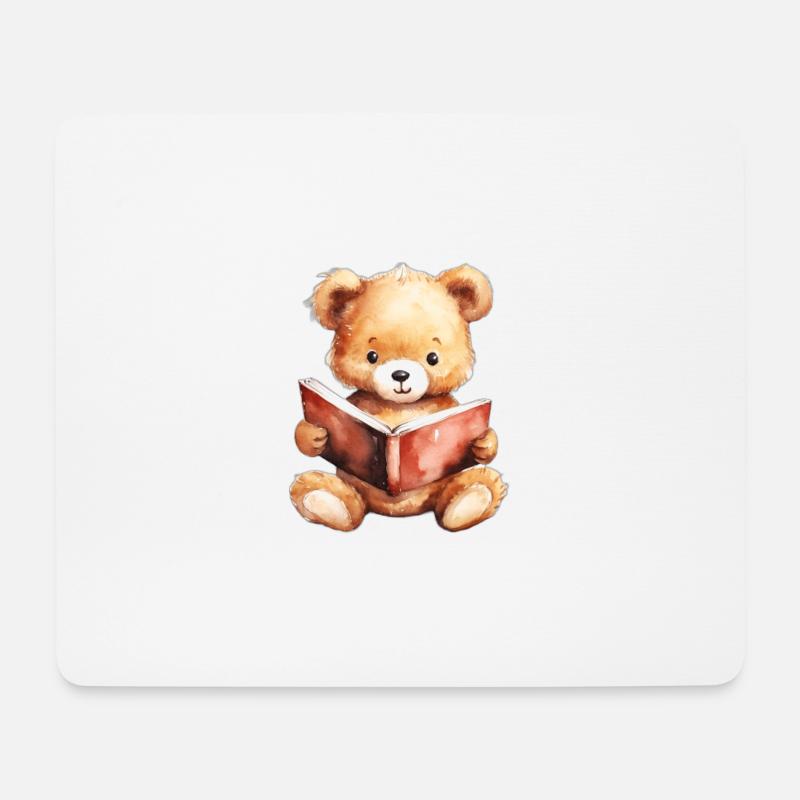 Bärenklasse Bär - Mousepad (Querformat) - Weiß