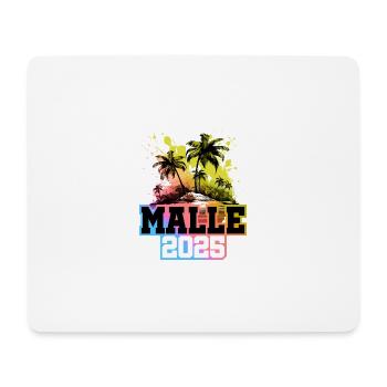 Malle 2025 Palm Trees Multicoloured - Mouse Pad (horizontal) - white - Front