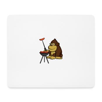 Grilla Wortin illustrateur Cadeau - Tapis de souris (format paysage) - blanc - Devant