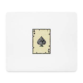 Ace Card Accro au jeu. Poison - Tapis de souris (format paysage) - blanc - Devant