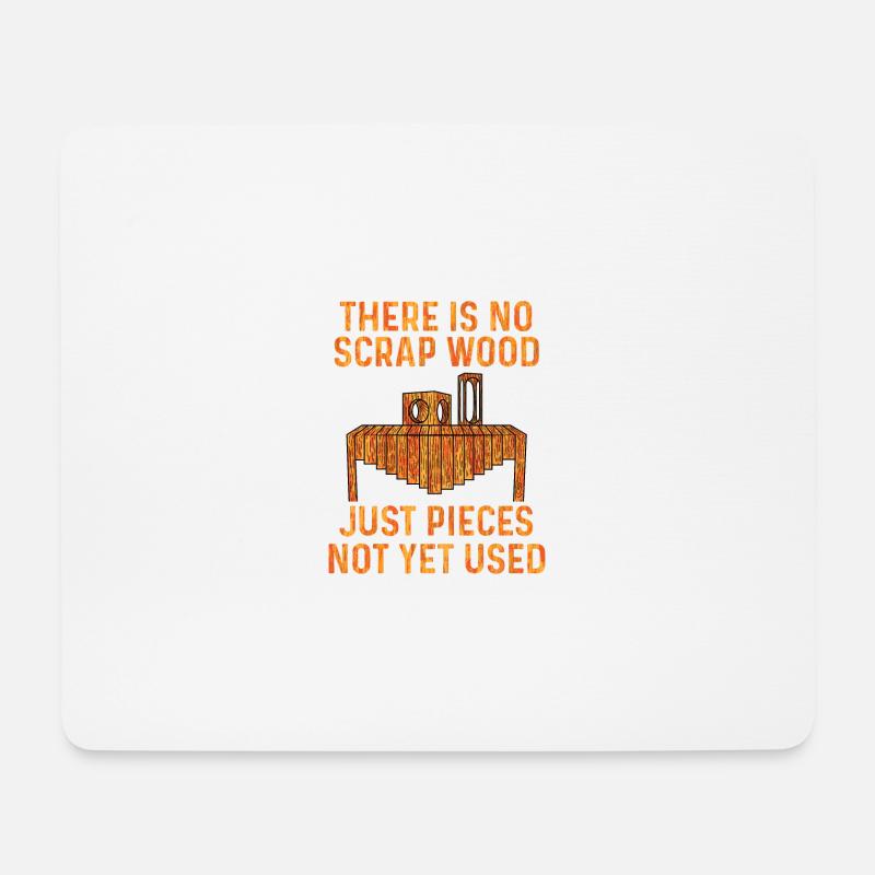 Kein Altholz Handwerker Geschenk - Mousepad (Querformat) - Weiß