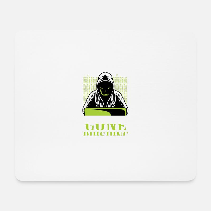 Gone Phishing. Informatik-Major. Gift - Mousepad (Querformat) - Weiß