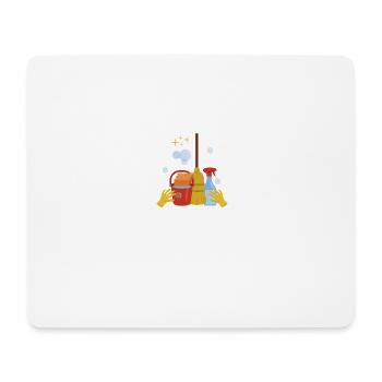 Femme de ménage folle nettoyeur d’hôtel poison - Tapis de souris (format paysage) - blanc - Devant
