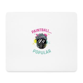 Wear Mask Hobbyist Gift - Mouse Pad (horizontal) - white - Front
