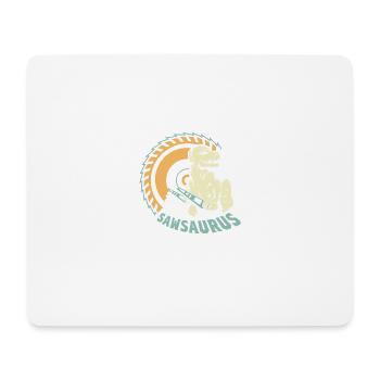 Sawbsaurus Builder Gift - Mouse Pad (horizontal) - white - Front