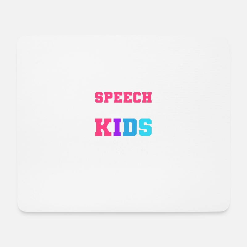 Children speaks back Physiotherapist gift - Mouse Pad (horizontal) - white