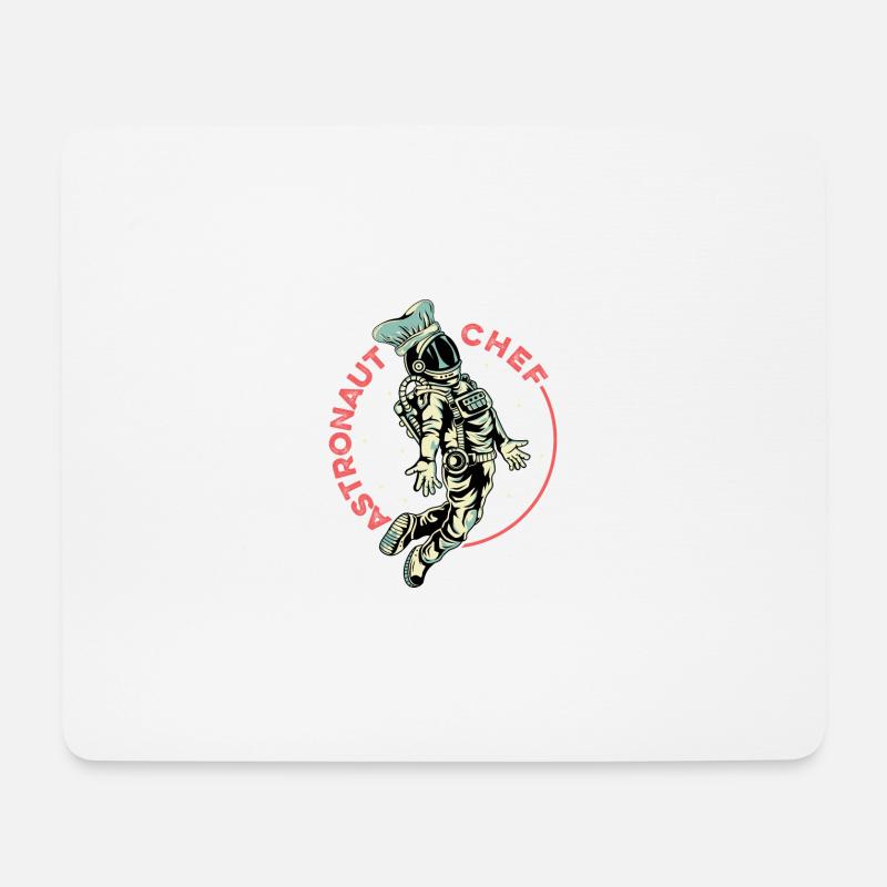 Astronaut Chef Culinary Expert Gift - Tapis de souris (format paysage) - blanc