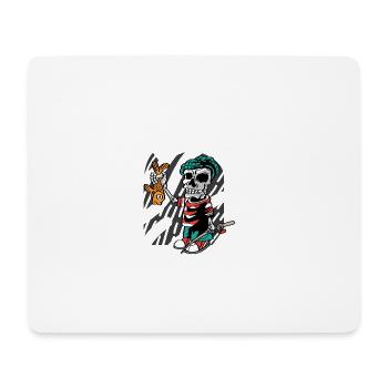 Fishing Bone Fishing Captain Gift - Mouse Pad (horizontal) - white - Front
