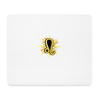 Rêve de feu du zodiaque Lion ou cadeau de croyant - Tapis de souris (format paysage) - blanc - Devant