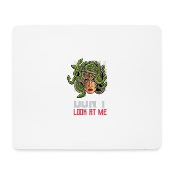 Schauen Sie nicht an Sarkastische Person Geschenk - Mousepad (Querformat) - Weiß - Vorne