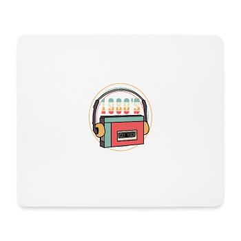 1980s Grandpa or Grandma Gift - Mouse Pad (horizontal) - white - Front