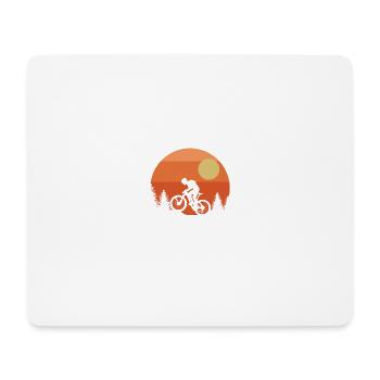 Vintage Mountain Bike Apparel - Mouse Pad (horizontal) - white - Front