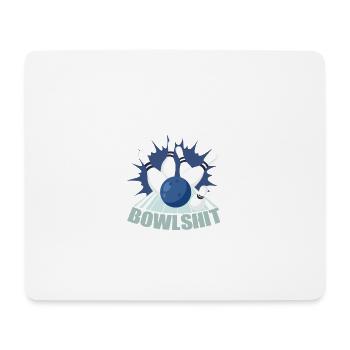Drôle de citation quelque chose Bowlsht Ten Pin 10 Bowling - Tapis de souris (format paysage) - blanc - Devant