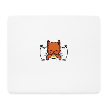 Welcher Tag ist heute lustiges Zitat, wer interess - Mousepad (Querformat) - Weiß - Vorne
