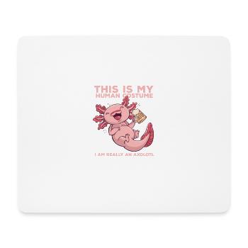 Dies ist mein menschliches Kostümfunny -Zitat ein - Mousepad (Querformat) - Weiß - Vorne