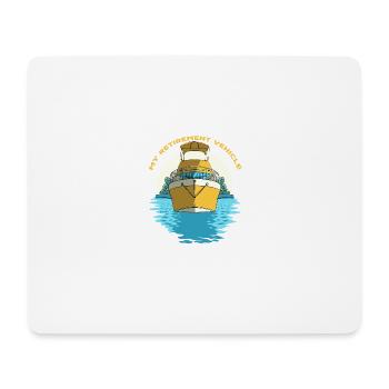 My retirement vehicle funny quote pontoon rests - Mouse Pad (horizontal) - white - Front