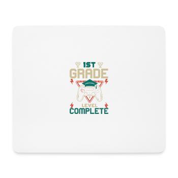 1. Klasse Complete Gamer -Klasse von 2022 Abschlus - Mousepad (Querformat) - Weiß - Vorne