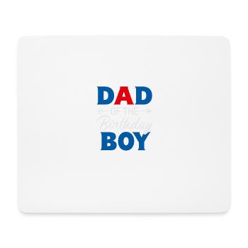 Lustiger Sprichwort Vater des Superhelden Bday Boy - Mousepad (Querformat) - Weiß - Vorne