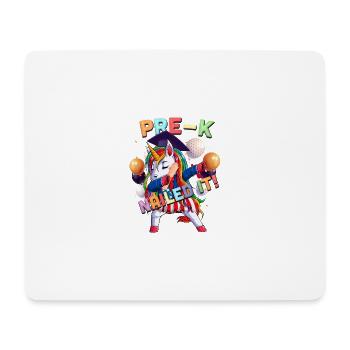 Dab une licorne devant K diplômé de la classe 2 - Tapis de souris (format paysage) - blanc - Devant