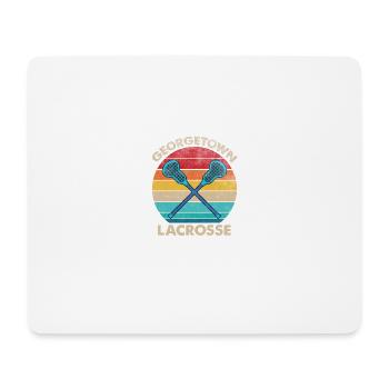 Tennis Lovers Vintage La-Crosse Distressed Tenis - Mouse Pad (horizontal) - white - Front