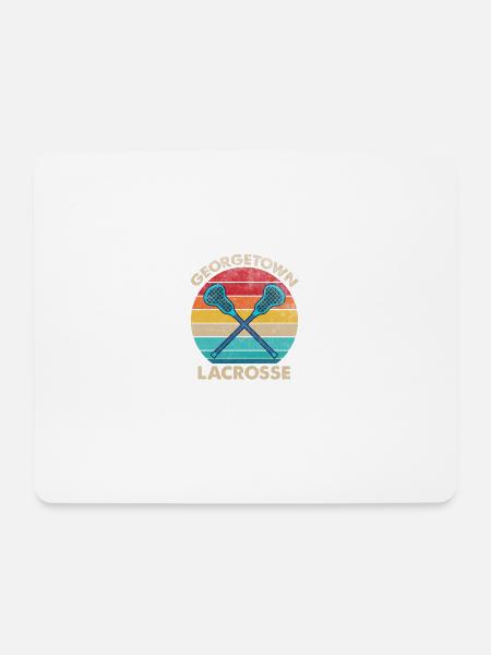 Tennisliebhaber Vintage La-Crosse Distressed Tenis - Mousepad (Querformat) - Weiß