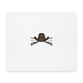 Rodeo Western Country Southern Hut - let's girls - Mouse Pad (horizontal) - white - Front