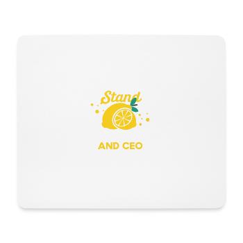 Fondateur et PDG de Limonade Stand - Zitronenliebh - Tapis de souris (format paysage) - blanc - Devant