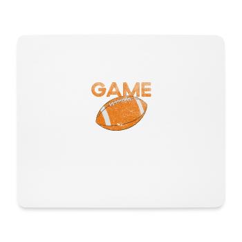 Game Day Football Season Team Sport Vin - Mouse Pad (horizontal) - white - Front