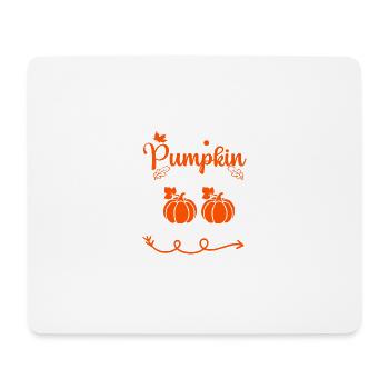 Lustiges Zitat mein Kürbis nennt mich Großvater - Mousepad (Querformat) - Weiß - Vorne