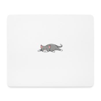 Süß, manchmal braucht ich alle Tage, um nichts zu - Mousepad (Querformat) - Weiß - Vorne
