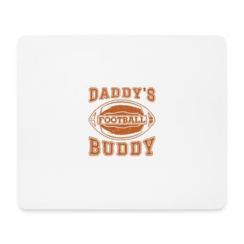 Dad's football buddy rugby player - Mouse Pad (horizontal) - white - Front