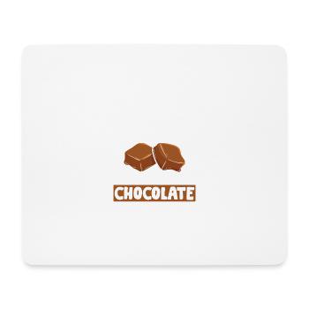 I run so I can eat more chocolate - Mouse Pad (horizontal) - white - Front
