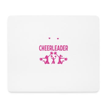 Meine Lieblings -Cheerleaderin ist meine Nichte - Mousepad (Querformat) - Weiß - Vorne