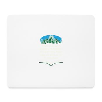 Nur was Sie nachts sehen, Camping Stars Camper Sta - Mousepad (Querformat) - Weiß - Vorne